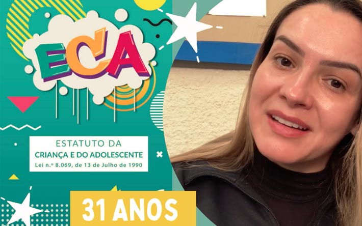 A assistente social do CRAS de Ibertioga explica a importância do ECA