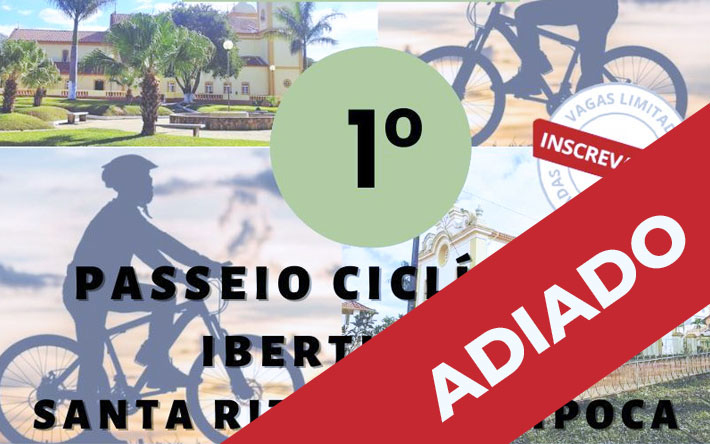 Passeio Ciclístico adiado