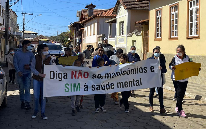 No dia Nacional da Luta Antimanicomial, 18 de maio, houve mobilização em Ibertioga