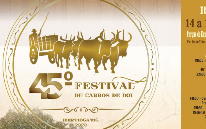 Confira a programação do 45º Festival de Carros de Boi de Ibertioga